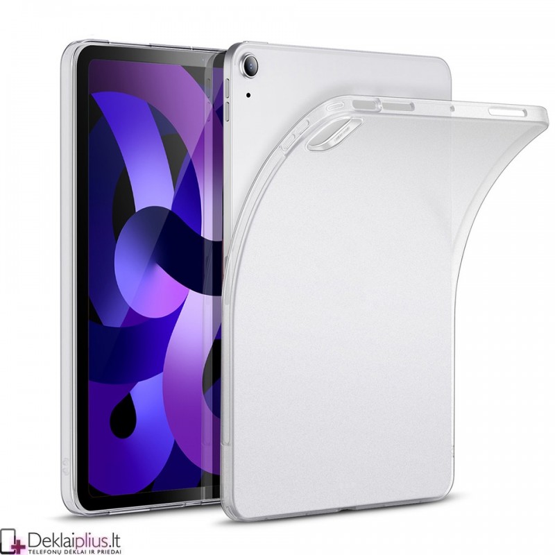 Plonas silikoninis dėklas - permatomas (Apple Ipad 10.9 (2022)-Ipad 11 (2025) Plonas silikoninis dėklas - permatomas (Apple Ipad 10.9 (2022)-Ipad 11 (2025)